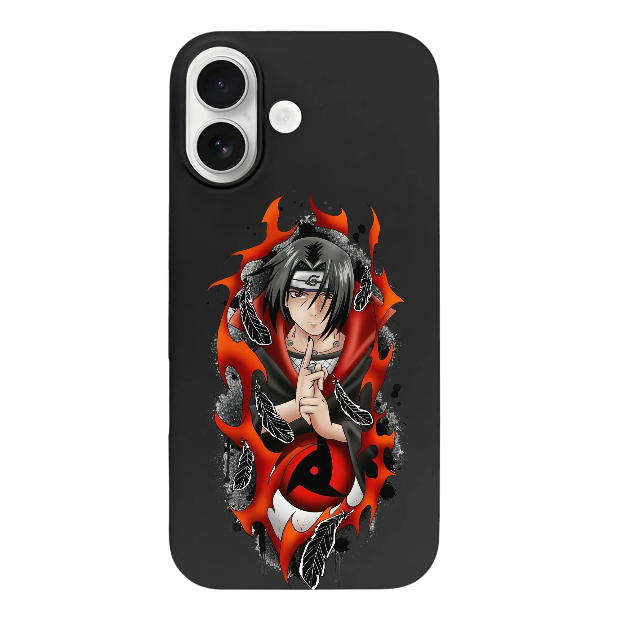 ナルト グッズ うちは イタチ - iPhone 17 シリーズ シリコンケース 薄型 耐衝撃 指紋防止 ソフトタッチカバー 精密フィット 傷防止 保護ケース iPhone 17/17 Air/17 Pro/17 Pro Max 対応